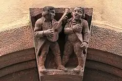 Schlussstein in einem Bogen