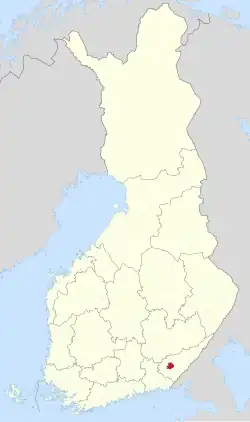 Lage von Lemi in Finnland