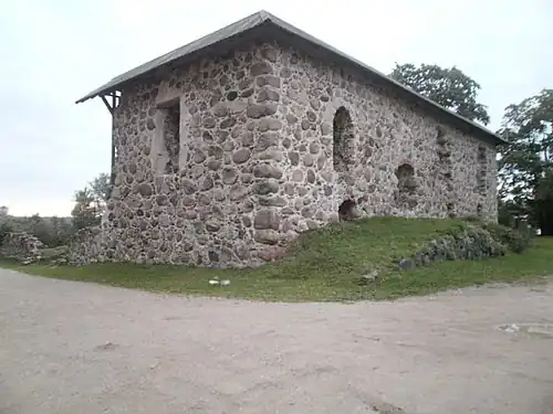 Blick auf den Südostflügel von außen