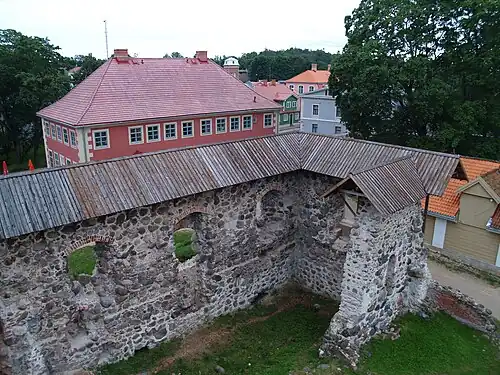 Blick auf den Südostflügel von innen