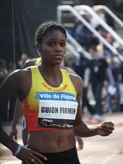 Lénora Guion-Firmin – ausgeschieden als Sechste in 23,11&nbsp;s