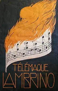 Plakat für Télémaque Lambrino