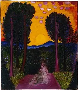 Sonnenuntergang, um 1960