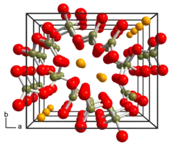 Kristallstruktur von Lithiumtriborat