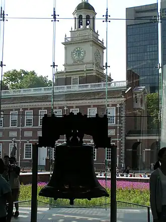 Die Liberty Bell der Independence Hall