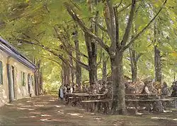Max Liebermann Brannenburger Biergarten
