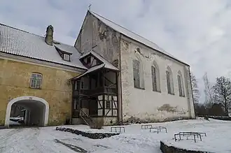 Schlosskirche, Ansicht vom Schlosshof