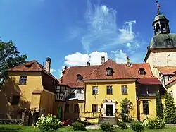 Nordwest-Flügel, Ansicht vom Schlosshof