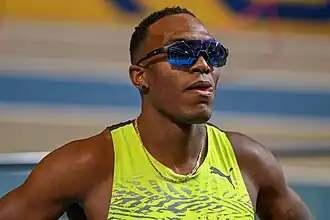 Liemarvin Bonevacia bei den Niederländischen Hallenmeisterschaften 2023