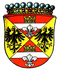 Wappen Andreas Pauli von Liliencron, 1654