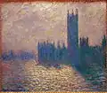 Claude Monet: Houses of Parliament, stürmisches Wetter