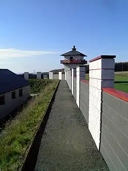 Wallanlage mit Wehrgang von innen