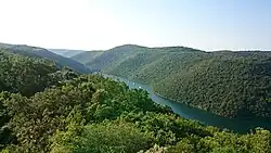 Blick in den inneren Abschnitt des Lim-Kanals