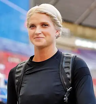 Līna Mūze belegte Rang&nbsp;sechs