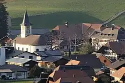 Linden (BE) – Kirche von Südosten