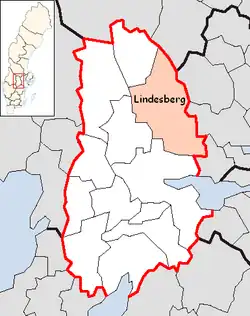 Lage der Gemeinde Lindesberg