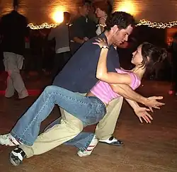 Lindy-Hop-Tanzpaar, Midtown Stomp, California, 2005