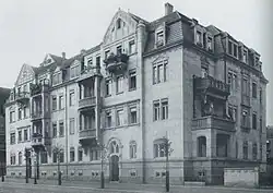 Nürnberger Straße 36–38 (vor 1945, zerstört)