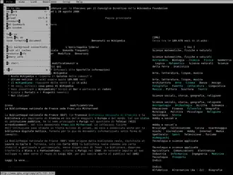 Wikipedia im Textmodus von Links