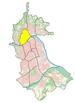 Statistische Bezirke des Linzer Stadtteils Urfahr
