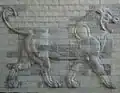 Achämenidischer Dariuschpalast, Susa (Schuschan), Löwe auf einer Dekorationstafel, Louvre