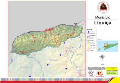 Übersichtskarte Liquiçá