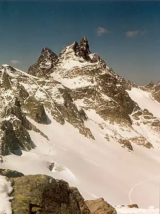 Großlitzner (rechts) und Großes Seehorn (links dahinter) von Südosten