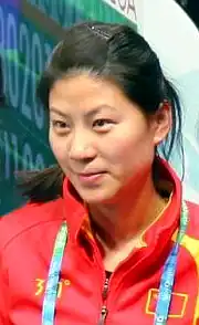 Liu Yin bei den Olympischen Winterspielen 2010 in Vancouver