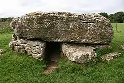 Schmal- und Längsseite der Kammer