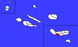 Position des Kreises Lagoa