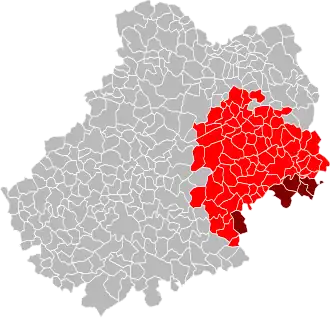 Lage der CC Grand-Figeac im Département Lot