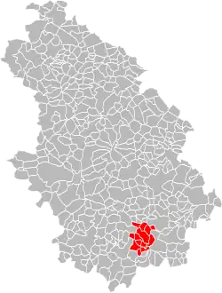 Lage des Gemeindeverbandes