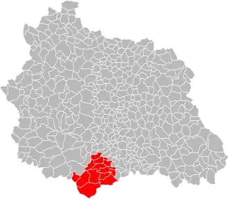 Lage des Gemeindeverbandes