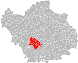 Lage des Gemeindeverbandes