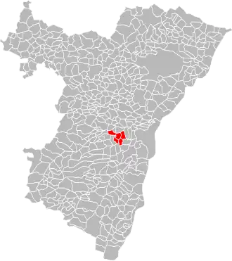 Lage des Gemeindeverbandes