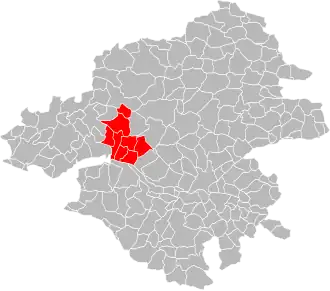 Lage der CC Loire et Sillon im Départements Loire-Atlantique