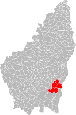 Lage der CC Rhône Helvie im Département Ardèche
