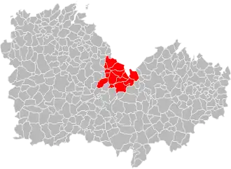 Lage der Saint-Brieuc Agglomération im Département Côtes-d’Armor