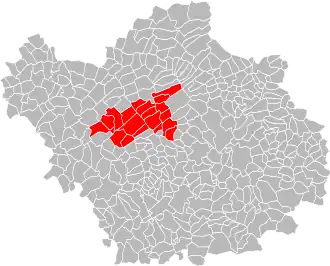 Lage des Gemeindeverbandes