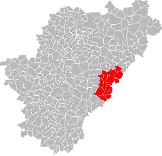Lage der CC Seuil Charente Périgord im Département Charente