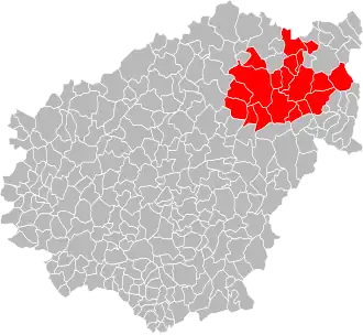 Lage der CC Ussel-Meymac-Haute Corrèze im Département Corrèze