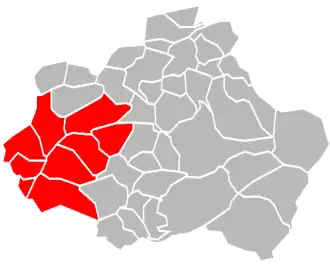 Lage des Gemeindeverbandes