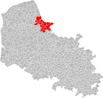 Lage der CA de Saint-Omer