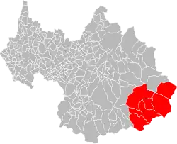Lage der CC de Haute Maurienne Vanoise im Département Savoie