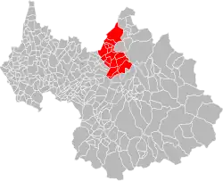 Lage der CC de la Région d’Albertville im Département Savoie