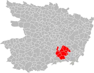 Lage des Gemeindeverbandes