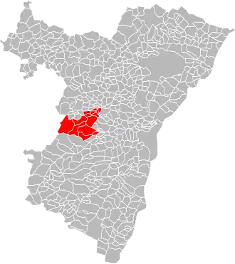 Lage des Gemeindeverbandes