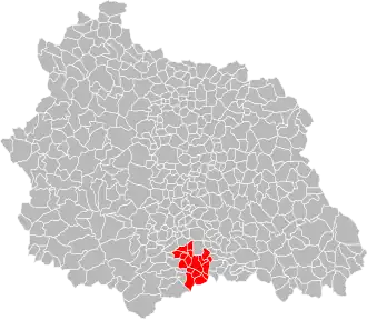 Lage des Gemeindeverbandes