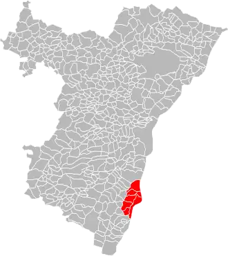 Lage des Gemeindeverbandes