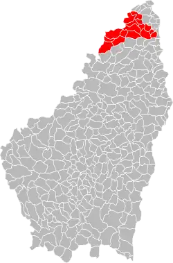 Lage der CA du Bassin d’Annonay im Département Ardèche